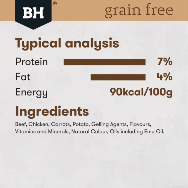black hawk adult grain free beef wet dog food