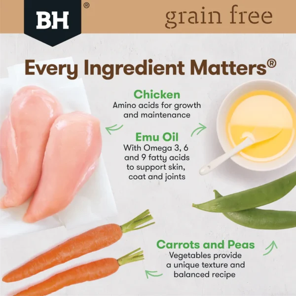 black hawk adult grain free chicken wet dog food
