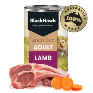 black hawk adult grain free lamb wet dog food