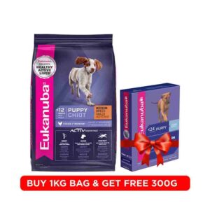 eukanuba medium breed puppy food 1kg